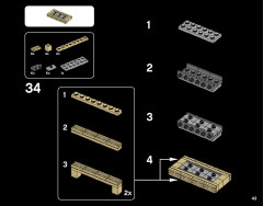 LEGO 21028 instructions page 43 – build guide