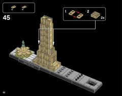 LEGO 21028 instructions page 62 – build guide