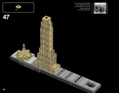LEGO 21028 instructions page 64 – build guide