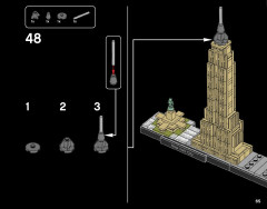 LEGO 21028 instructions page 65 – build guide