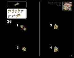 LEGO 21029 instructions page 57 – build guide