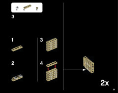 LEGO 21029 instructions page 61 – build guide