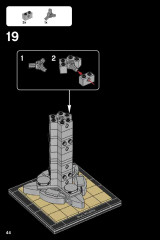 LEGO 21031 instructions page 44 – build guide