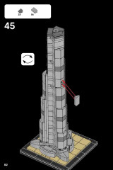 LEGO 21031 instructions page 82 – build guide
