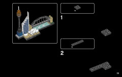 LEGO 21032 instructions page 13 – build guide