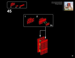 LEGO 21033 instructions page 45 – build guide