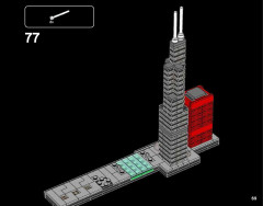 LEGO 21033 instructions page 69 – build guide