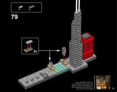 LEGO 21033 instructions page 71 – build guide