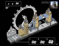 LEGO 21034 instructions page 105 – build guide