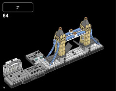 LEGO 21034 instructions page 70 – build guide