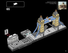 LEGO 21034 instructions page 71 – build guide