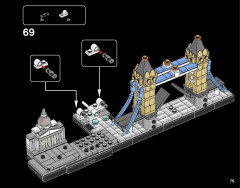 LEGO 21034 instructions page 75 – build guide