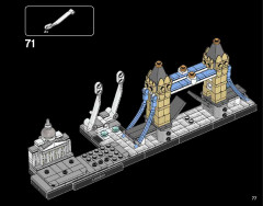 LEGO 21034 instructions page 77 – build guide