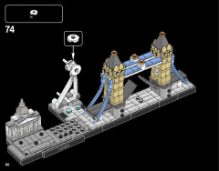 LEGO 21034 instructions page 80 – build guide