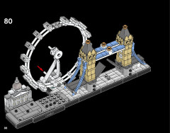 LEGO 21034 instructions page 86 – build guide