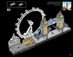 LEGO 21034 instructions page 91 – build guide