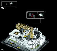 LEGO 21035 instructions page 104 – build guide