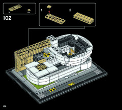 LEGO 21035 instructions page 108 – build guide