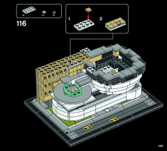 LEGO 21035 instructions page 125 – build guide