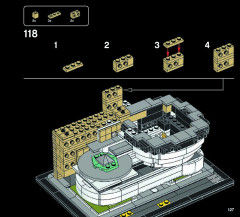 LEGO 21035 instructions page 127 – build guide