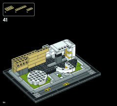 LEGO 21035 instructions page 54 – build guide