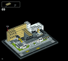 LEGO 21035 instructions page 72 – build guide