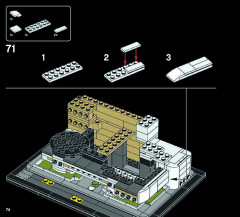 LEGO 21035 instructions page 74 – build guide