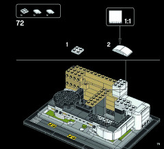 LEGO 21035 instructions page 75 – build guide
