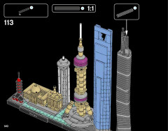 LEGO 21039 instructions page 140 – build guide