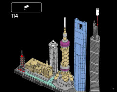 LEGO 21039 instructions page 141 – build guide