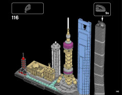 LEGO 21039 instructions page 143 – build guide