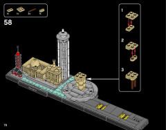 LEGO 21039 instructions page 78 – build guide