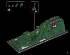 LEGO 21041 instructions page 71 – build guide