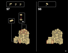 LEGO 21041 instructions page 99 – build guide