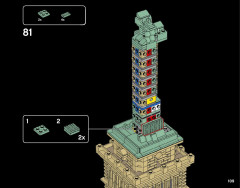 LEGO 21042 instructions page 109 – build guide