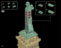 LEGO 21042 instructions page 116 – build guide