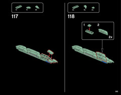 LEGO 21042 instructions page 141 – build guide