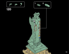 LEGO 21042 instructions page 143 – build guide