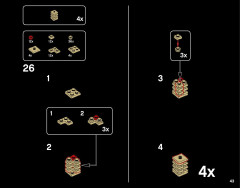LEGO 21042 instructions page 43 – build guide