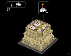 LEGO 21042 instructions page 45 – build guide