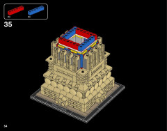 LEGO 21042 instructions page 54 – build guide