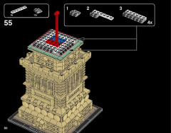 LEGO 21042 instructions page 80 – build guide