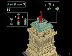 LEGO 21042 instructions page 87 – build guide