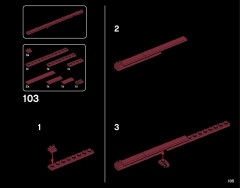 LEGO 21043 instructions page 105 – build guide