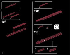 LEGO 21043 instructions page 110 – build guide