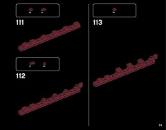 LEGO 21043 instructions page 111 – build guide