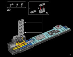 LEGO 21043 instructions page 41 – build guide