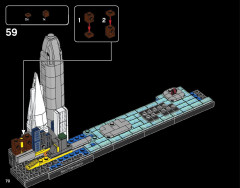 LEGO 21043 instructions page 70 – build guide