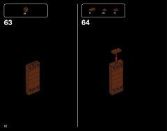 LEGO 21043 instructions page 72 – build guide