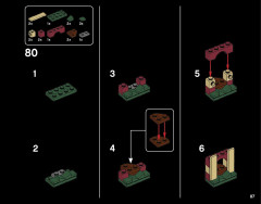 LEGO 21043 instructions page 87 – build guide